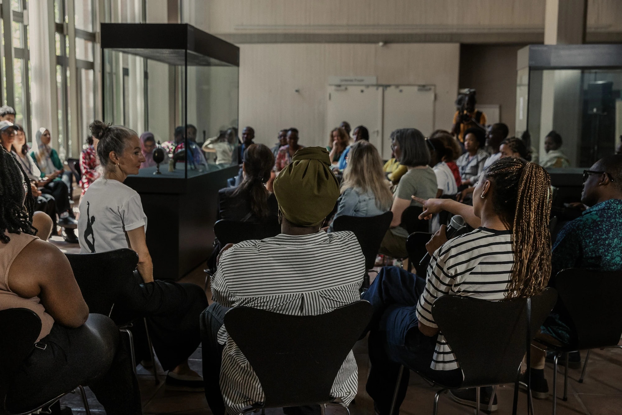 people taking part in Talking Objects Lab