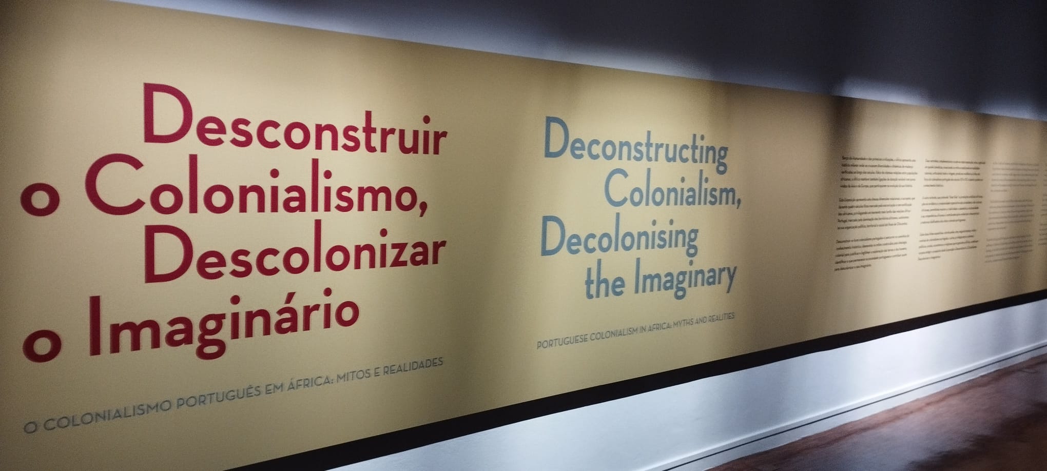 Opening gallery of the exhibition:  "Deconstructing Colonialism, Decolonising the Imaginary"  held in National Museum of Ethnology