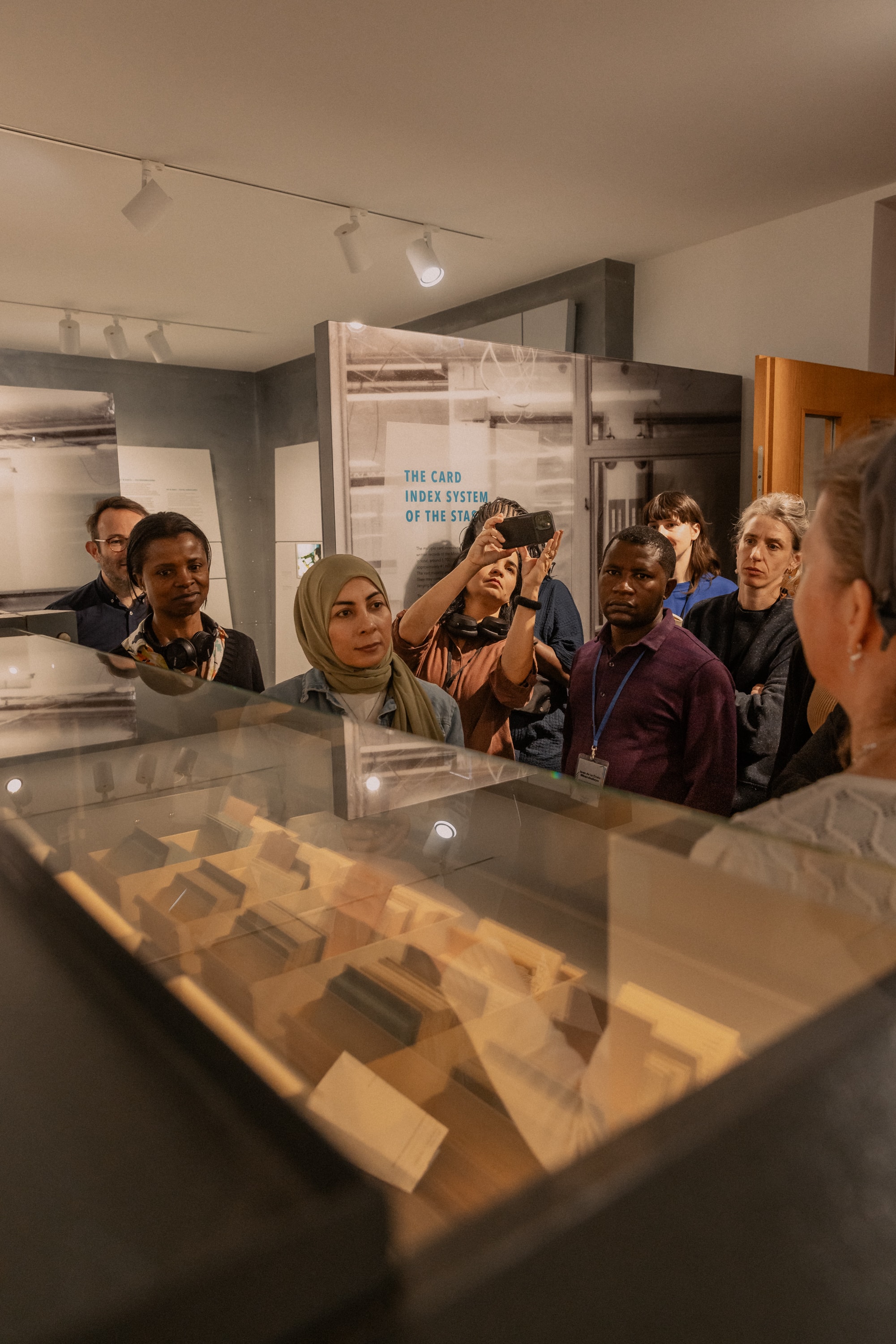 Fellows visiting the stasi museum